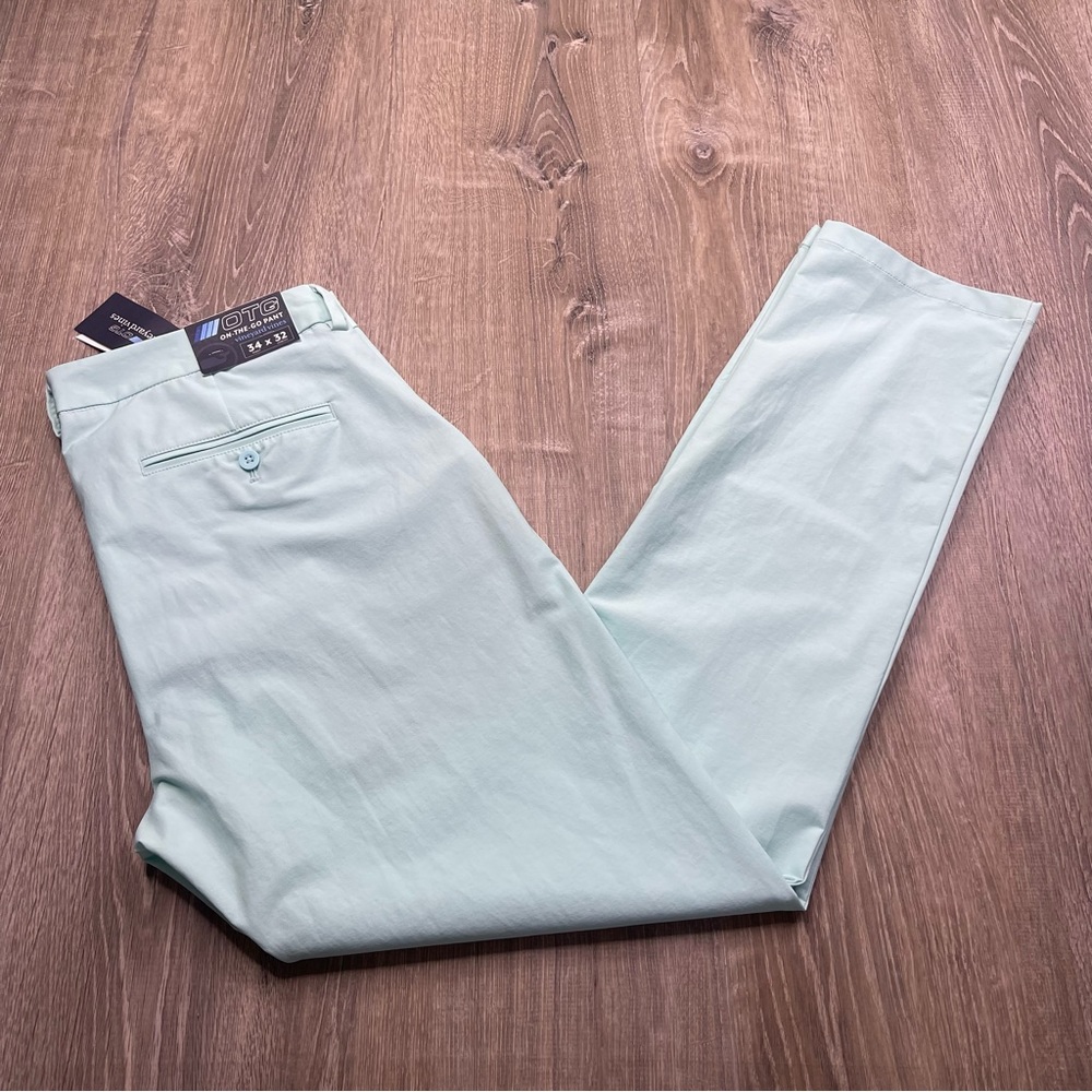 VINEYARD VINES On-The-Go Pants Turquoise Men’s Size 34 x 32 NEW
